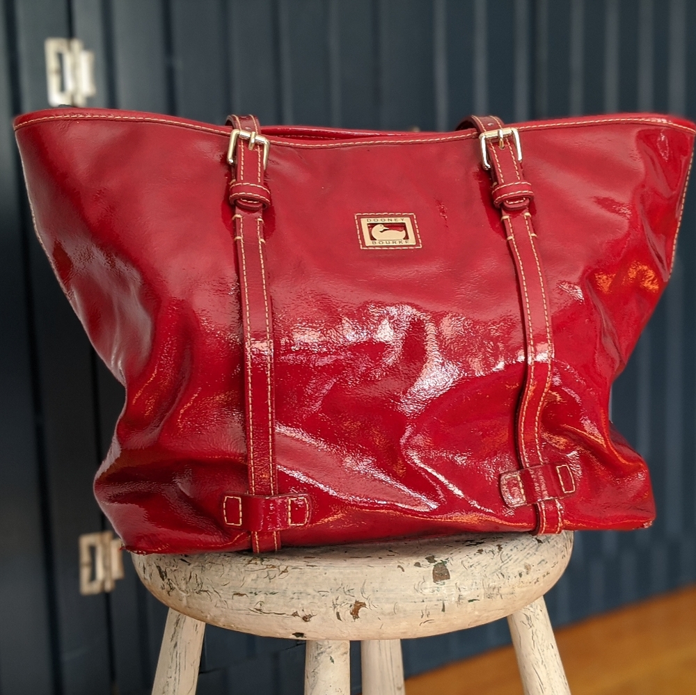 Dooney and Bourke red purse